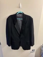 Christian Dior Le Connaisseur Tuxedo Jacket Black Satin Peak Lapel