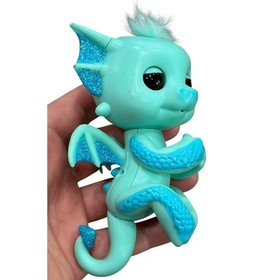 Fingerlings Interactive Toys Lot of 3 Glitter Dragons Black Monkey Finn Wowwee