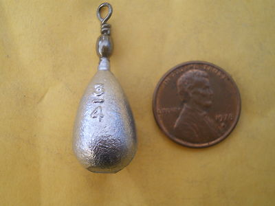 50 BASS CASTING BLACK SWIVEL BELL SINKER 3/4 OZ. GOOD QUALITY MADE F/DO-IT MOLD
