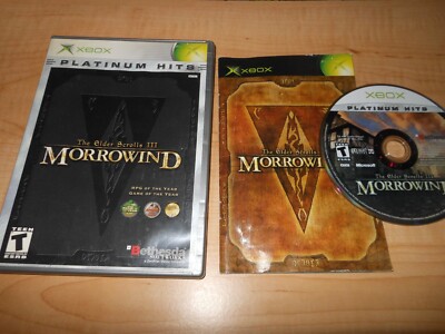 The Elder Scrolls III: Morrowind (Platinum Hits Edition) (Microsoft Xbox, 2002)