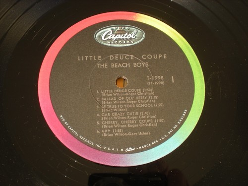 Beach Boys Little Deuce Coupe lp Capitol T 1998 Original NM MONO! Rainbow 🌈 - Picture 5 of 6