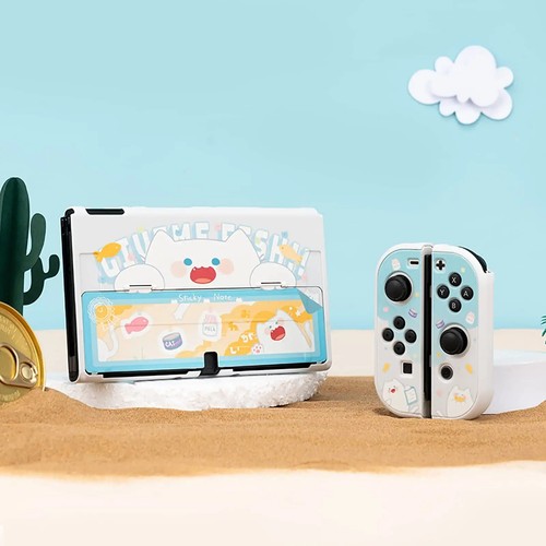 GeekShare Protective Case for Nintendo Switch OLED & Joy Con Cover BOBO Cat Kits - Picture 8 of 25