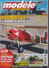 MODEL MAG N°806 CENTERING / NIEUPORT 28 / CAMO H1.5 / FLITZ2 / VOTEC 322 