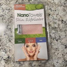 Nano Towels Skin Exfoliator - Chemical Free, Fabulous Skin, Exfoliant Scrub NIB
