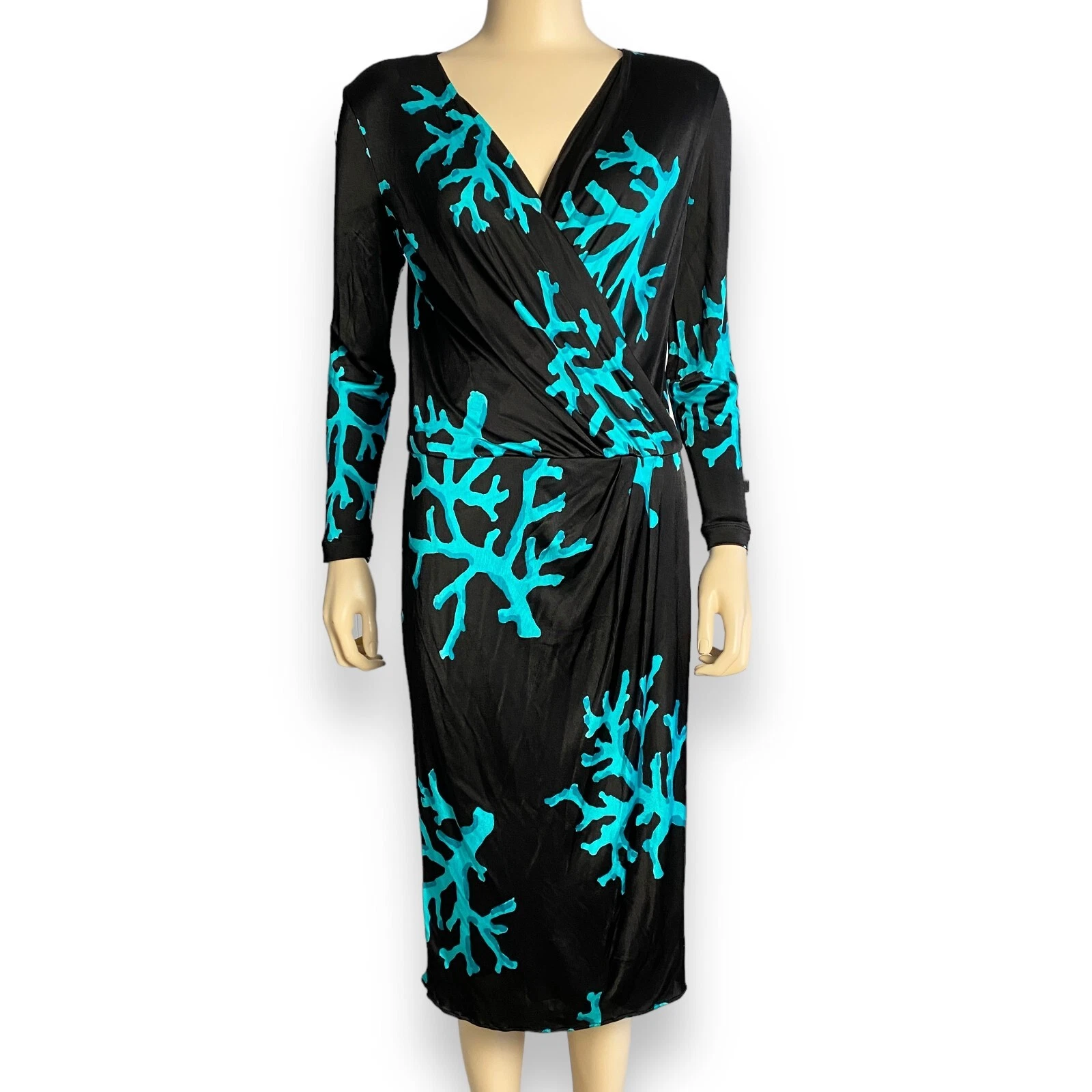 Abito da sera Moschino Cheap & Chic SS 2011 maglia corallo taglia 48It XL XXL