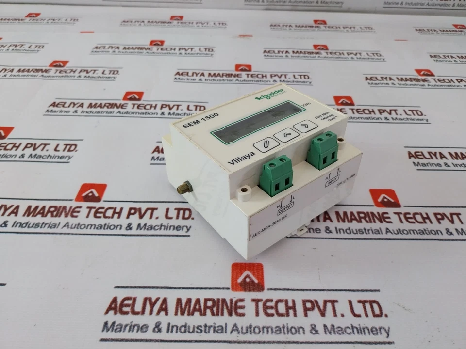 SCHNEIDER ELECTRIC AEC-MGA-SEM1500 VILLAYA SEM 1500 Kilowatt hour Energy Meter 2 - Image 2 of 4