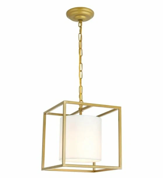 Elegante Iluminación Mirin LD6005D12BR Latón 1 Luz 12"W Colgante Foto 2 de 4