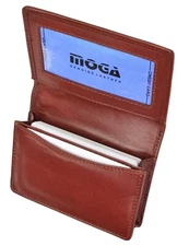 New Premium Leather Expandable Card Wallet with ID Window