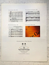 Anzeige VEUVE CLICQUOT PONSARDIN CHAMPAGNER REIMS FRANKREICH GRANDE DAME SAISON 1994