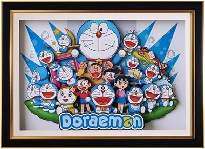 ArtFun Handmade Craftsman Finished 3D Art Interior Doraemon-01 Made in Japan