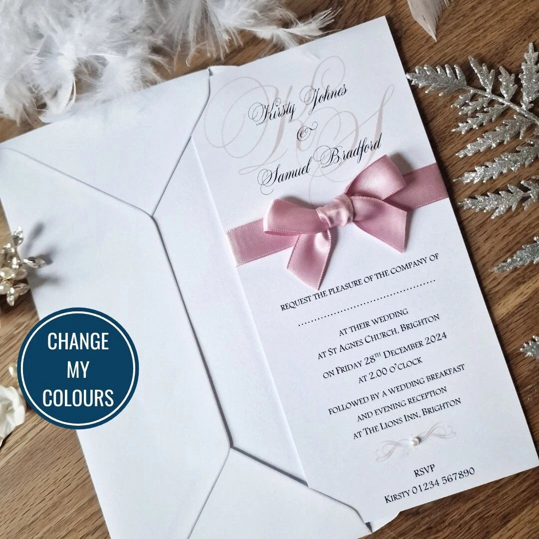 Wedding Day And Evening Invites - UK - View #6