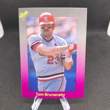 Tom Brunansky 1989 Classic Travel St. Louis Cardinals #186 Purple