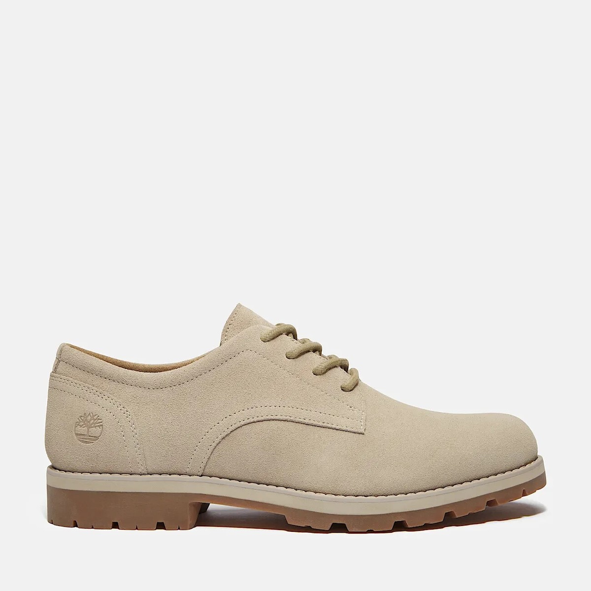 Timberland Men's Britton Square Lace-Up Premium Shoes Beige | eBay