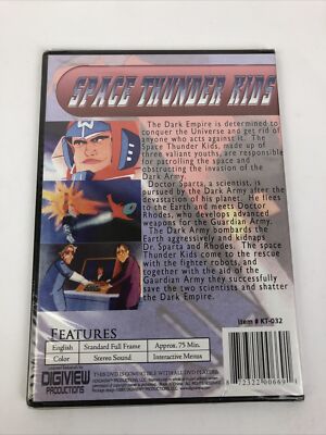 SPACE THUNDER KIDS Anime DVD Digiview Productions Joseph Lai 2005