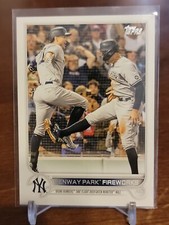 2022 TOPPS SERIES TWO BASEBALL Fenway park Fireworks New York Yankees #399