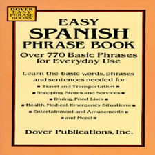 Easy Spanish Phrase Book: Over 770 Basic Phrases for Everyday Use ( - ACCEPTABLE
