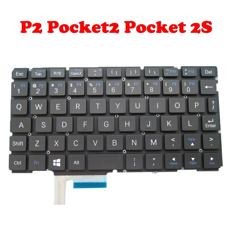 Laptop Keyboard Mini UMPC For GPD P2 Pocket2 Pocket 2 English US