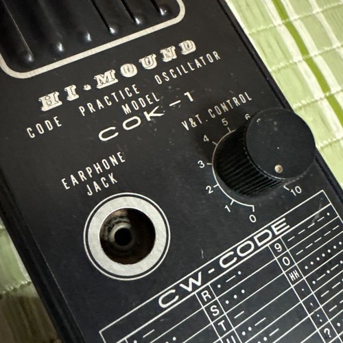 Hi-MOUND HK-808 Straight Telegraph Key + COK-1 CODE PRACTICE OSCILLATOR - Zdjęcie 11 z 17