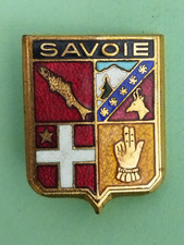 ancien insigne émaillé - SAVOIE - ski sports d'hiver - Augis