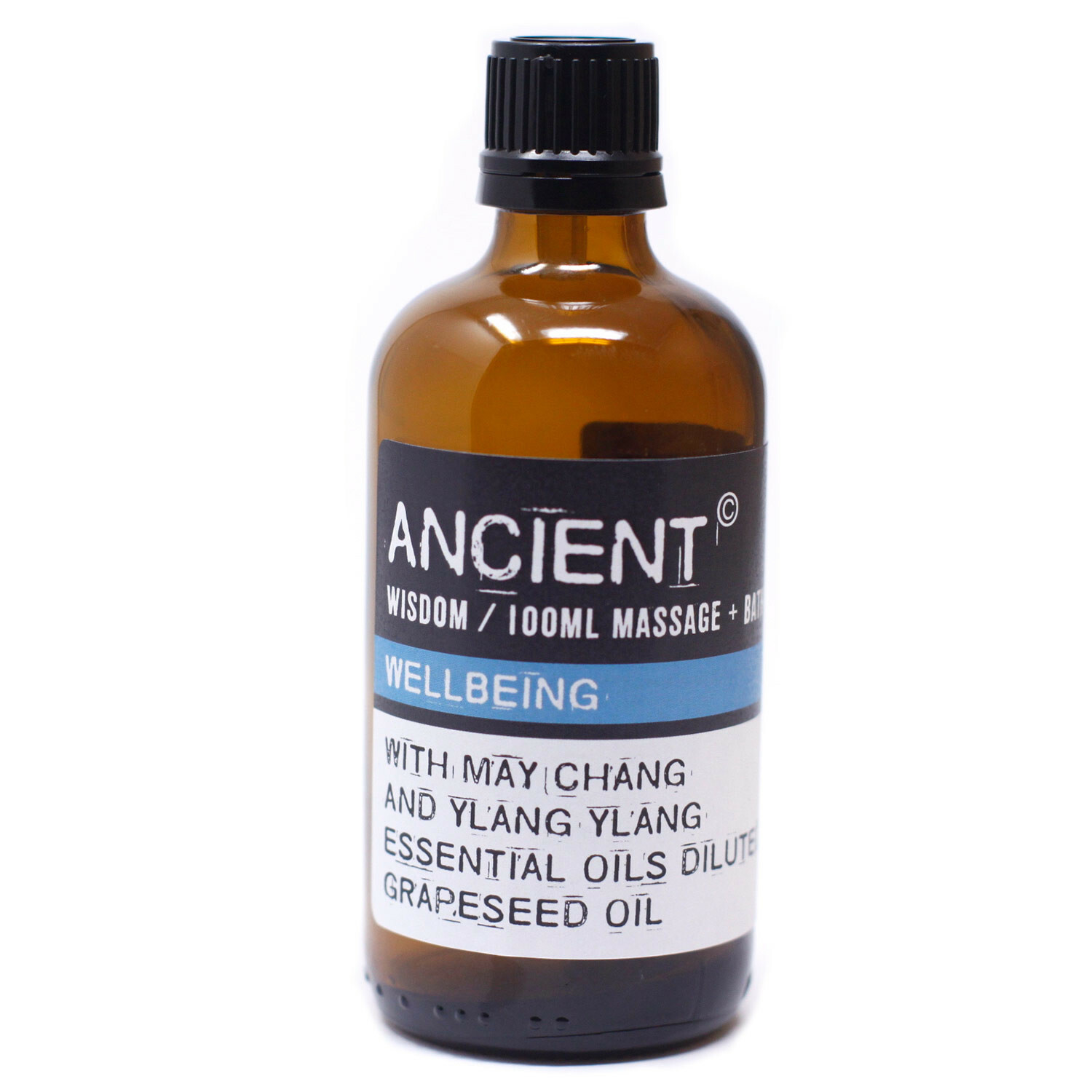 Massage & Bath Oil 100ml Essential Oils Blend WELLBEING