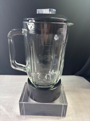 Replacement Glass Blender Jar With Lid & Base For Oster Blenders 6-Cup Capacity