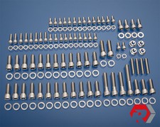 Sbc Small Block Chevy Stainless Bolt Kit 265-400 W Short Water Pump 283 327 350