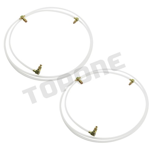 2PCS Convertible Power Top Hydraulic Fluid Hose Lines & Fittings