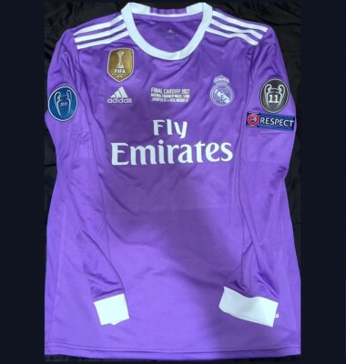 Real Madrid 16/17 Away Ronaldo #7 UEFA Champions League Final Version