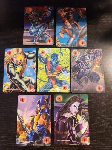Overpower TCG Lot Marvel Power Card Set 1-7 Multipower 1-4 - Picture 4 of 5