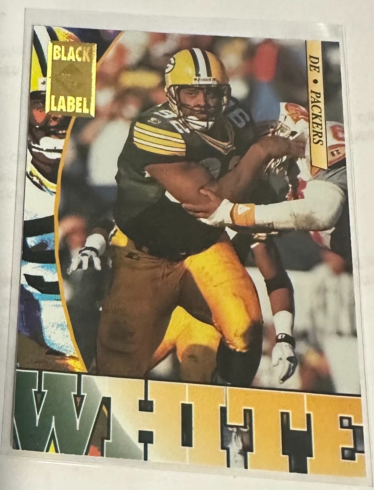 Reggie Label 1995 Collector's Edge Black Label #75 Reggie White Green Bay Packers | eBay