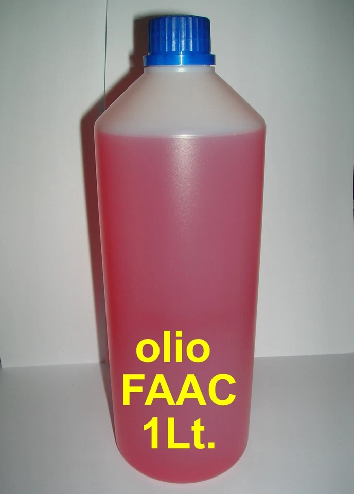 FAAC OLIO ORIGINALE IDRAULICO FLACONE 1 LITRI per Tutti I Motori FAAC