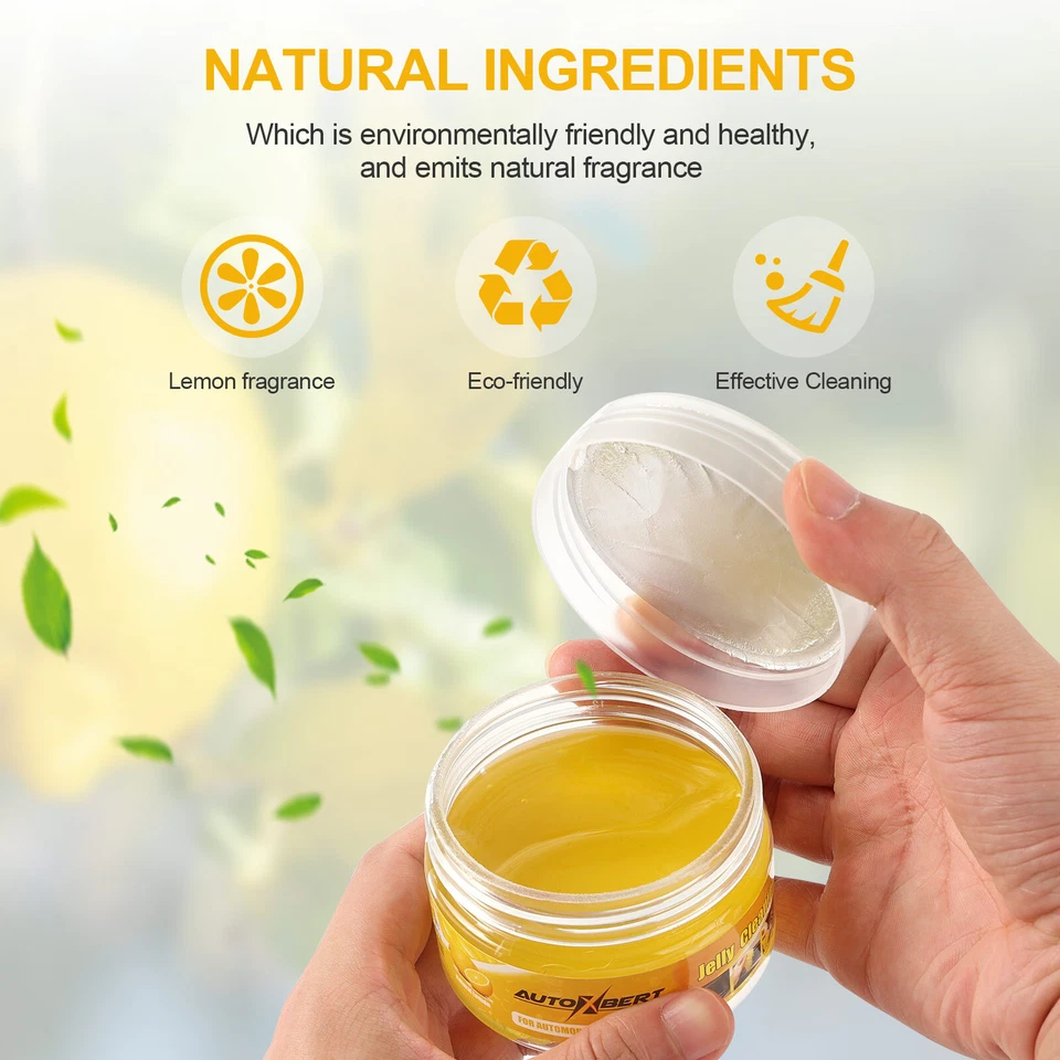 3pc Magic Gel Slime Cleaning Dust Cleaner Home Office Car Laptop Keyboard Phone - Image 4 of 4