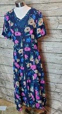 Vintage Refined Collection Floral Dress Size 11