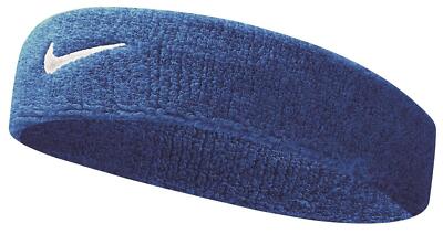 NIKE Swoosh Headband Tennis Stirnband Schweißband Kopfband Sport ROYAL