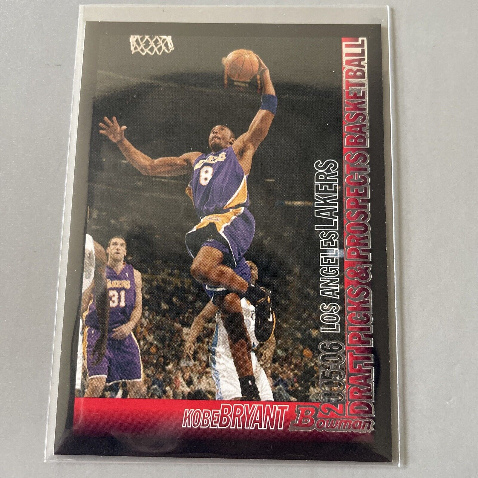 2005-06 Bowman Draft Picks & Prospects Kobe Bryant #69 Lakers NBA HOF Legend NM