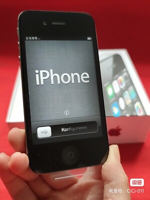 Apple iPhone 4s - 32GB - Black white (Unlocked) A1387 (CDMA + GSM