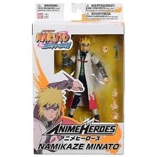 Bandai Naruto Shippuden Minato Namikaze Anime Heroes Action Figure