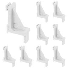 10 Pcs Freezer Shelf Clip Plastic Support Hooks Clips for Cooler Shelves