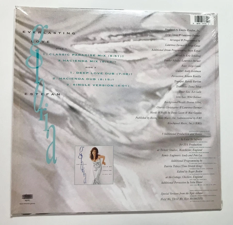 GLORIA ESTEFAN: Everlasting Love (Vinyl 12" Single Record Sealed) - Image 2 of 2