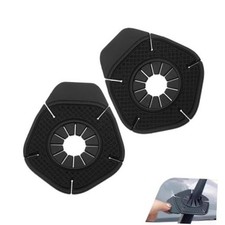 2PC Silicone Windshield Wiper Arm Hole Protector Cover Black Wiper arm
