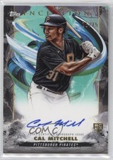 2023 Inception Base Rookie and Emerging Stars Aqua 25/75 Cal Mitchell Auto 0w3