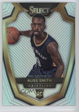 2014-15 Panini Select Premier Level Silver Prizm Russ Smith #195 0q0