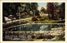 Hemlock Grove Antetam Lake Stony Creek Valley Indians Sinne Hanne Postcard UNP