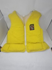 Stearns SANS SOUCI BUOYANT XL Adult USCG Type III Life Vest SSV-10 Yellow Vintag