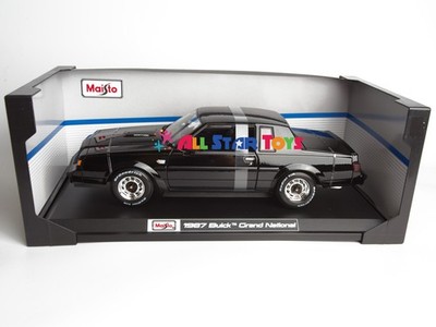 1987 BUICK REGAL GRAND NATIONAL BLACK 1/18 DIECAST MODEL CAR 1987 BUICK REGAL GRAND NATIONAL BLACK 1/18 DIECAST MODEL CAR