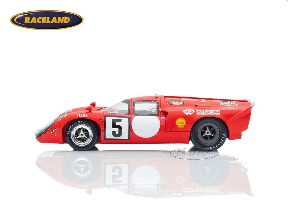 Lola T70 Mk3B GT VDS Racing Le Mans 1971 Pilette/Gosselin, Spark 1:18, 18S688 - Bild 2 von 4