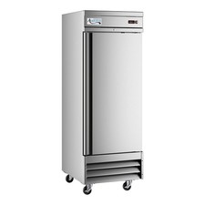 29" Stainless Steel Solid Door Reach-In Refrigerator