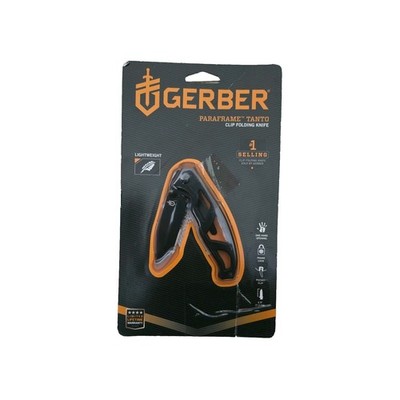 GERBER 31-001731 Folding Knife 2.88 in L Blade 1-Blade Black Handle- New