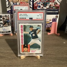 Topps 1984 Baseball Nolan Ryan #470 Astros MLB PSA 8 Base Set Original Card