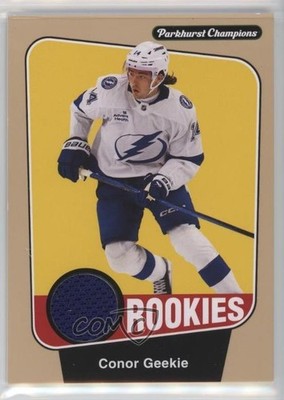 2024 Upper Deck Parkhurst Champions Rookies Jersey Conor Geekie Rookie RC 0m80